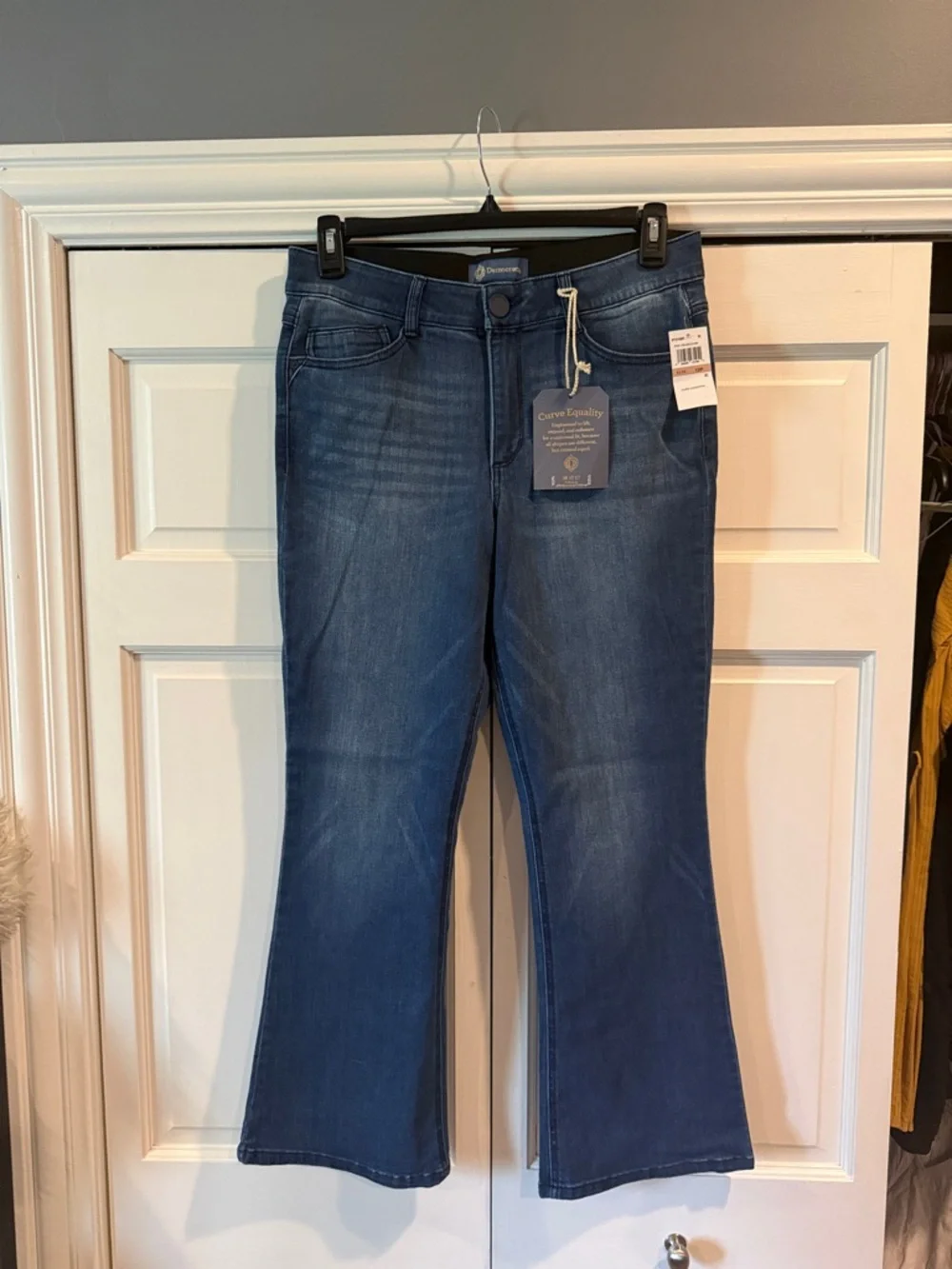 Democracy Dark Blue Wide Leg Jeans - Picture 1 of 1